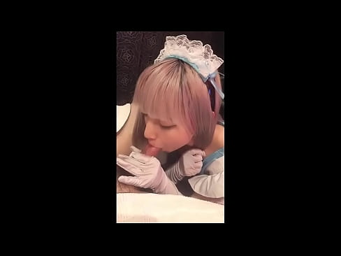 ❤️ Japonský idol [mayuka], kostým francúzskej slúžky, časť 1, fajčenie a honenie s pleťovým mliekom ️❌ Super porno na nás ❤
